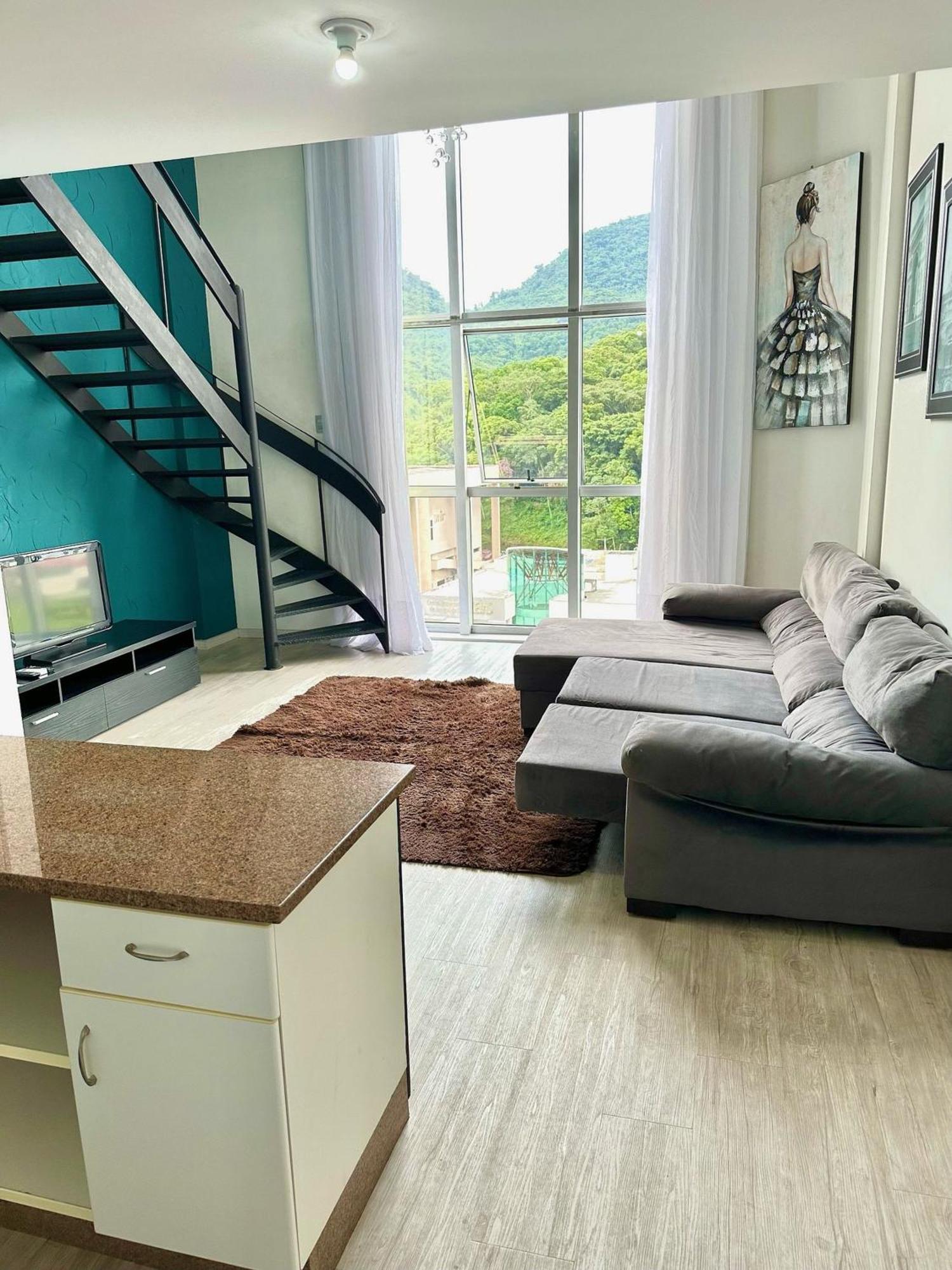 Saint Sebastian Flat 603- Com Hidro! Ate 3 Pessoas, Duplex, No Centro Jaraguá do Sul Exterior foto
